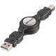 Belkin USB Device Cable Retractable with Housing USB A-B 480Mbps 0.8m Ref CU1000aed0.8MRC