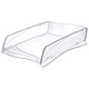CEP Isis Letter Tray Stackable or to Stagger Robust Elegant Moulded Polystyrene Crystal Ref 2111811