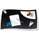 CEP Isis Desk Mat Leather-look PVC anti-glare Anti-skid W630xD0.55xH420mm Black Ref 2141001