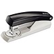 Leitz 5501 Half Strip Stapler Top-loading 26/6 24/6 Capacity 25 Sheets of 80gsm Black Ref 55010095