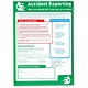 Stewart Superior Health and Safety Poster Laminated Accident Reporting H420xW595mm Ref HS043