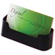 Deflecto Premium Business Card Holder Desktop 1 Pockets W96xH45mm Black Ref 70104