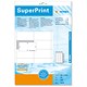 HERMA SuperPrint Labels Chlorine-free Solvent-free 24 per Sheet 66x33.8mm White Ref 5053 [600 Labels]