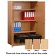 Sonix Cupboard 2 Door Tall W954xD600xH1600mm Beech