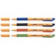 Stabilo Point Visco Rollerball Pen with Quick-drying Gel Ink 0.5mm Line Assorted Ref 1099/4 [Wallet 4]