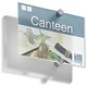 Durable Crystal Sign Wall-mountable Acrylic with Fixings and Printable Inserts 210x148mm Ref 4823/19