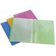 Rexel Ice Display Book Polypropylene with 10 Clear Pockets A4 Translucent Assorted Ref 2102036 [Pack 10]