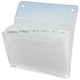 Rexel Ice Expanding Files Durable Polypropylene with Tabs 6 Pockets A4 Clear Ref 2102033