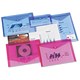 Rexel Ice Wallet Durable Polypropylene Popper-seal CD Holder A4 Translucent Clear Ref 2101666 [Pack 5]