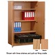 Sonix Cupboard 2 Door Tall with 4 Shelves W954xD600xH1600mm Beech