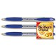 Bic Atlantis Ball Pen Soft Grip Broad 0.8mm Line Blue Ref 837387 [Pack 12x2 and Sweets] Oct-Dec 2008