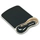 Kensington Duo Mouse Mat Pad with Wrist Rest Gel Wave Light and Dark Ref 62399