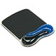 Kensington Duo Mouse Mat Pad with Wrist Rest Gel Wave Blue and Smoke Ref 62401