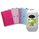 Oxford Office Notebook Wirebound Ruled 180p A5 Pearl Assorted Ref N002905 [Pack 5 and Seeds] Oct-Dec 2008