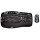 Logitech Wave Desktop Keyboard with Multimedia Controls and Programmable F-keys Black Ref 920-000280