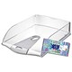 Leitz Allura Letter Tray with Label Holder A4 Transparent Smoke Ref 23422 [x3 and Voucher] Oct-Dec 2008