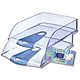 Leitz Allura Letter Tray with Label Holder A4 Transparent Blue Ref 23424 [x3 and Voucher] Oct-Dec 2008