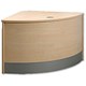 Sven Christiansen Corner Linking Desk Rounded W800xD800xH735mm Maple Ref QL90QF