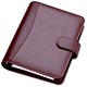 Collins Chatsworth Personal Organiser Luxury Personal 6-Ring 172x96mm Burgundy Ref PR3978