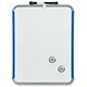 Nobo SlimLine Drywipe Board Magnetic with Pen and Eraser 280x14x360mm White and Blue Ref QB05442AS