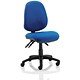 Trexus Plus High Back Chair Asynchronous W460xD450xH480-590mm Backrest H520mm Blue
