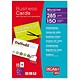 DECAdry MicroLine Business Cards 285gsm Bright White Ref OCB3261-3 [Pack 150]
