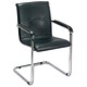 Trexus Visitors Chair Cantilever Back H430mm Seat W490xD420xH430mm Black with Chrome Frame