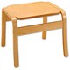 GGI Reception Coffee Table Square Wooden W450xD450xH430mm Beech