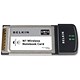 Belkin N1 Series Wireless Notebook Card MIMO 802.11g 300Mbps Ref F5D8011uk