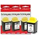 Lexmark No. 25 Inkjet Cartridge High Yield Colour Ref 0015M0375 [Pack 3]