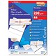 DECAdry Place Cards for Folding 200gsm 2 per A4 Sheet 210x63.5mm Ref OCB5107 [Pack 44 Cards]
