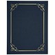 Computer Craft Certificate Covers Linen-finish Heavyweight Card Stock 290g Blue Ref CCV3000 [Pack 5]