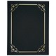 Computer Craft Certificate Covers Linen-finish Heavyweight Card Stock 290g Black Ref CCV3020 [Pack 5]