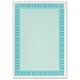 DECAdry Premium Certificates Watermarked 115gsm A4 Turquoise Blue Ref OSD4052 [Pack 25]