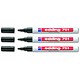 Edding 751 Paint Marker Xylene and Toluene-free Bullet Tip 1-2mm Line Black Ref 751001 [Pack 10]