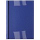 Image of GBC Thermal Binding Covers 3mm Front PVC Clear Back Leathergrain A4 Royal Blue Ref IB451010 [Pack 100]