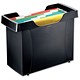 Leitz Plus Suspension Filing Box Stackable with 8 Pendaflex Files A4 W370xD162xH260 Black Ref 19931095
