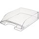 Leitz Plus Letter Tray Robust Polystyrene High-sided with Extra Label-space Clear Ref 52260002