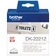 Brother Label Continuous Film 62mmx15.24m White Ref DK22212