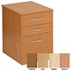 Sonix Mobile Filing Pedestal High Under-desk 3 Drawer W420xD570xH610mm Oak