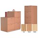 Sonix Filing Cabinet 2 Drawer for Foolscap Suspension Files W480xD600xH676mm Beech