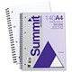 Summit Notebook Double Wirebound Punched Perforated Ruled Margin 60gsm 140 Pages A4 Ref L76017 [Pack 10]