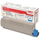 OKI Laser Toner Cartridge Page Life 5000pp Cyan [for C5800 C5900 C5550 MFP] Ref 43324423