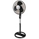 Honeywell Pedestal Fan Floor Stand Oscillating 3-Speed Black/Silver H1120-1350mm Dia.406mm Ref HS-216E