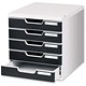 Multiform Modulo Filing Unit 5 Drawer Set with Lock A4 Grey and Black Ref 301014D