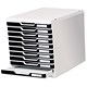 Multiform Modulo Filing Unit 10 Drawer Set with Lock A4 Grey and Black Ref 302014D