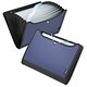 Snopake Open Organiser Elastic Closure Expander Section Tabs 13-Part A4 Stellite Blue and Black Ref 15179