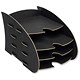 Fellowes Earth Multi-Letter Tray Recycled Compressed Fibre Board A4 Black Ref 8010601