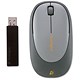 Kensington Ci75M Wireless Notebook Mouse Thin Shape Emergency Cable Grey/Yellow Ref 72297EU