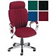 Trexus Intro Steel Task Armchair with Headrest Back H670mm W510xD490xH400-510mm Claret Ref 10533-01